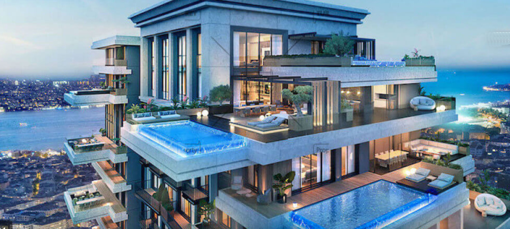 آپارتمان های پنت هاوس